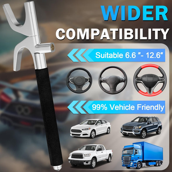 Steerlockly Universal Steering Wheel Lock – Heavy-Duty Anti-Theft Device