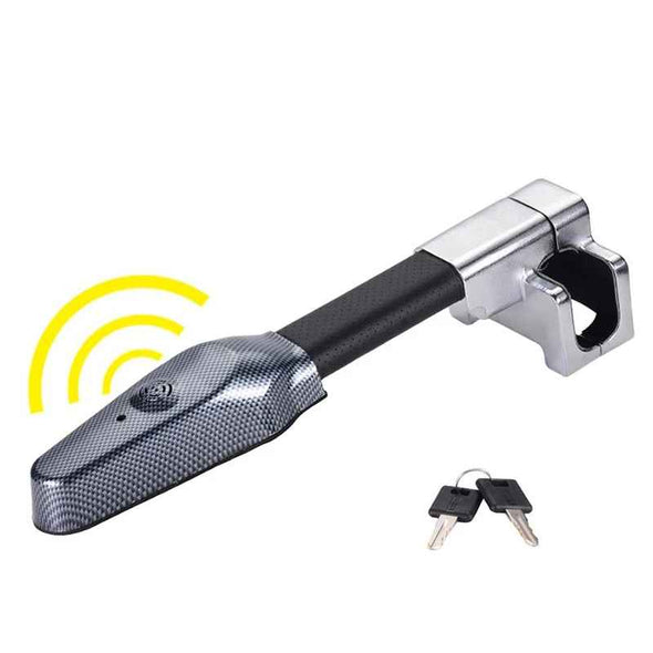 Universal Car Steering Wheel Lock – Anti-Theft Security Alarm T-Lock