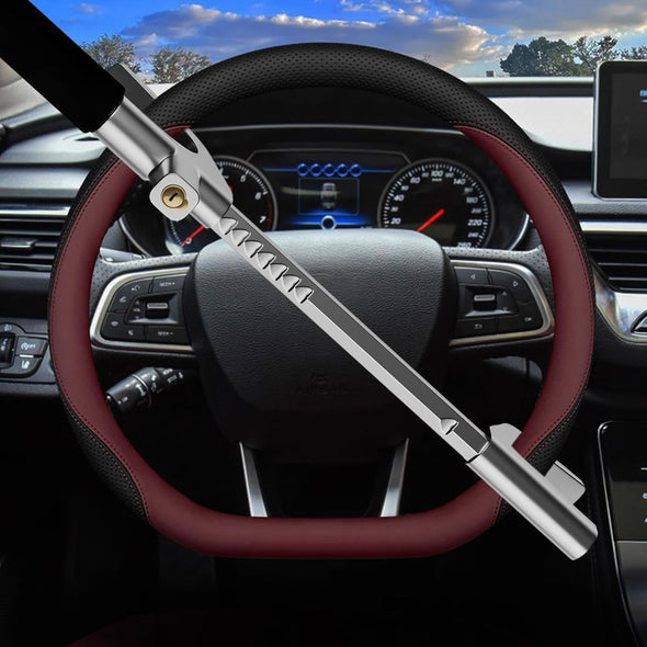 Steerlockly Universal Steering Wheel Lock – Heavy-Duty Anti-Theft Device